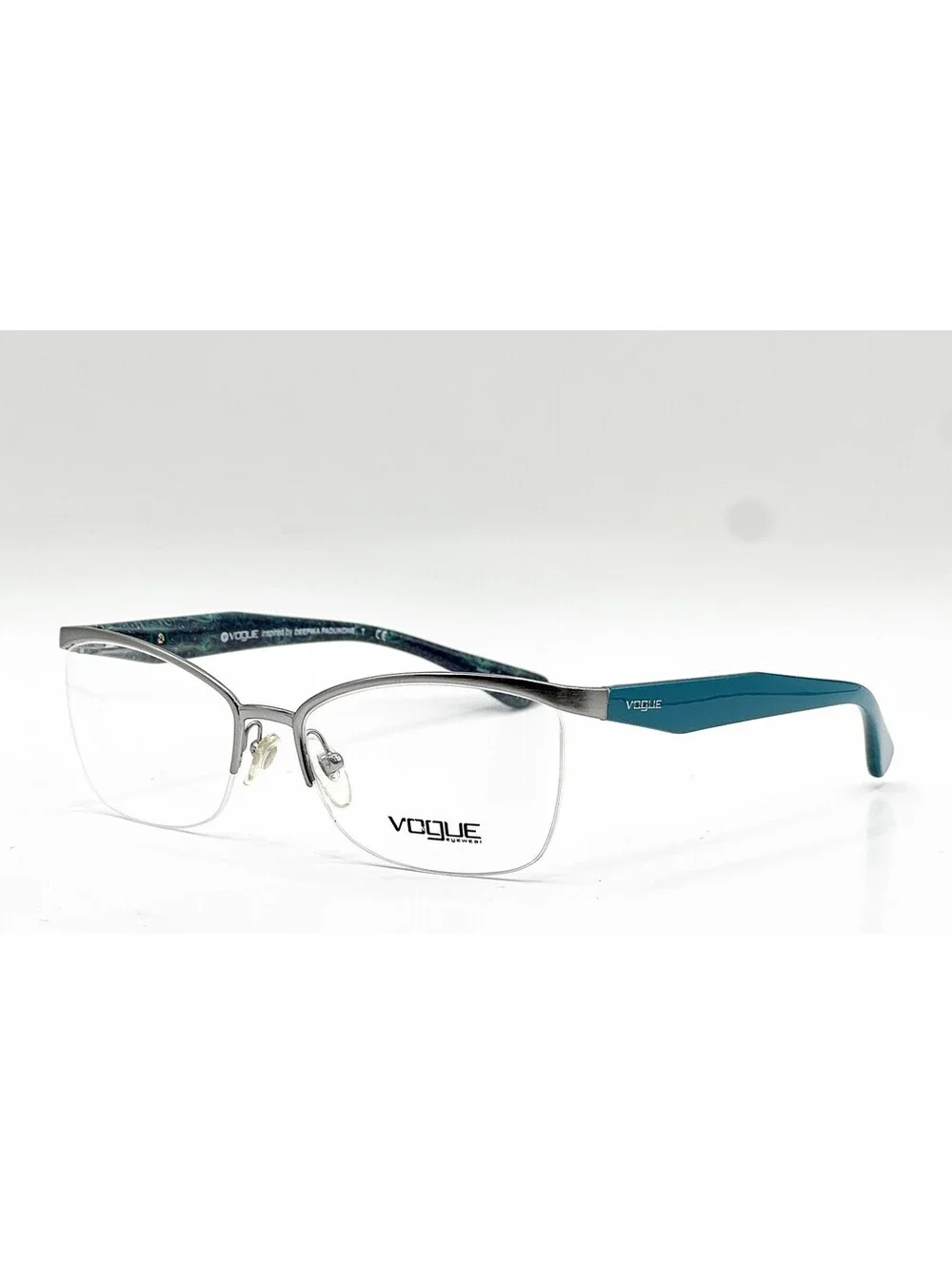 Vogue VO 3981 548 Silver Turquoise Authentic Eyeglass Frames 54-17